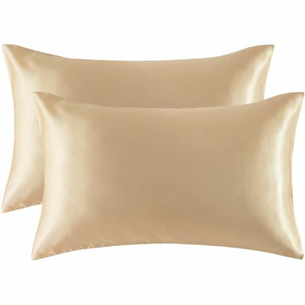 buy gold satin pillowcase